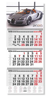 Календарь с серой машиной