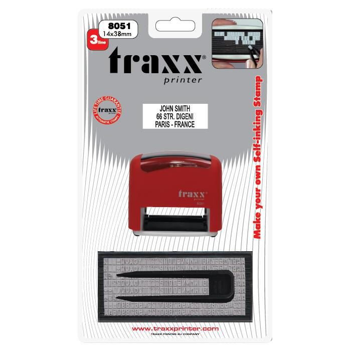 Самонаборный штамп Traxx Printer 8052