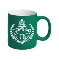 Кружка Бон с гравировкой зеленая