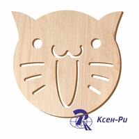 Подставка под кружку фигурная "Кошка" вид 1