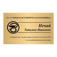 Бейдж пластиковый